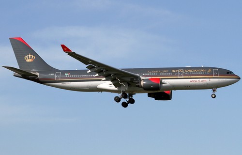 самолет Royal Jordanian Airlines